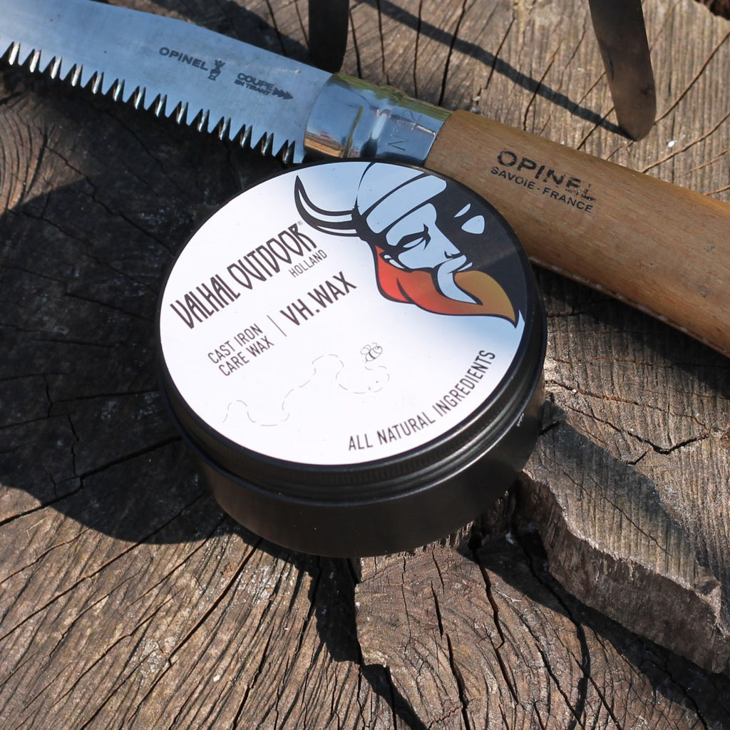 Dutch oven Wax, Valhal Verzorgingswax voor gietijzer, VH.WAX
