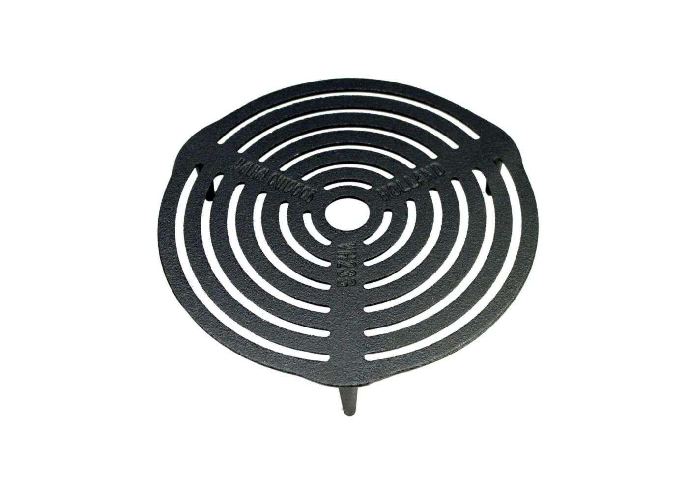 Gietijzeren Grillverhoger, Valhal rooster met pootjes 23cm, VH23G