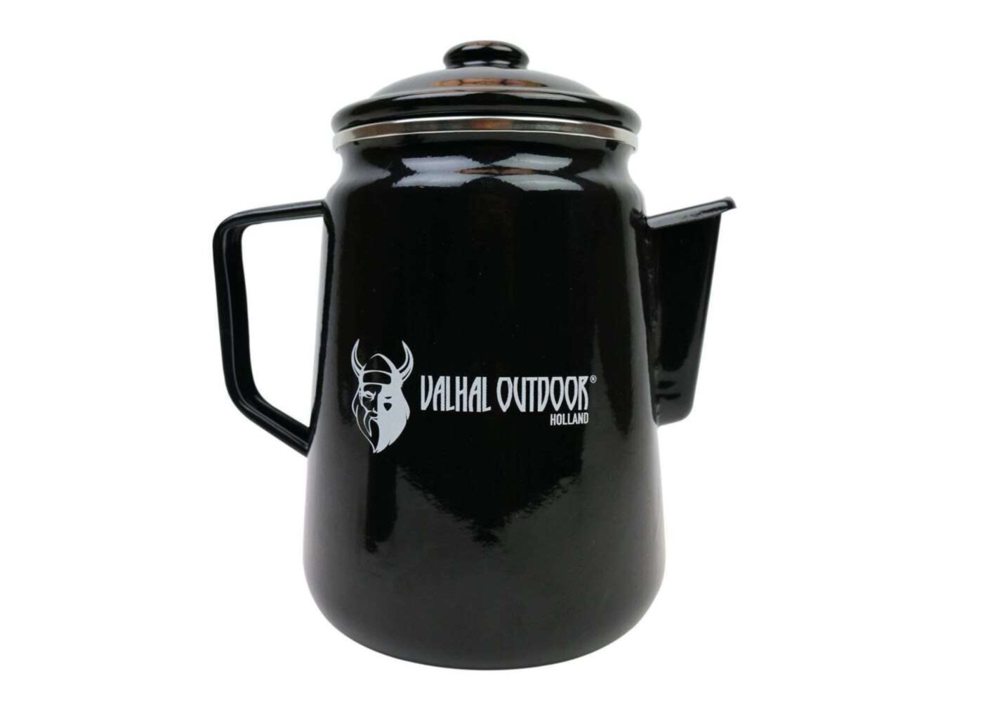 Outdoor koffie, Valhal Percolator Emaille 1,7L