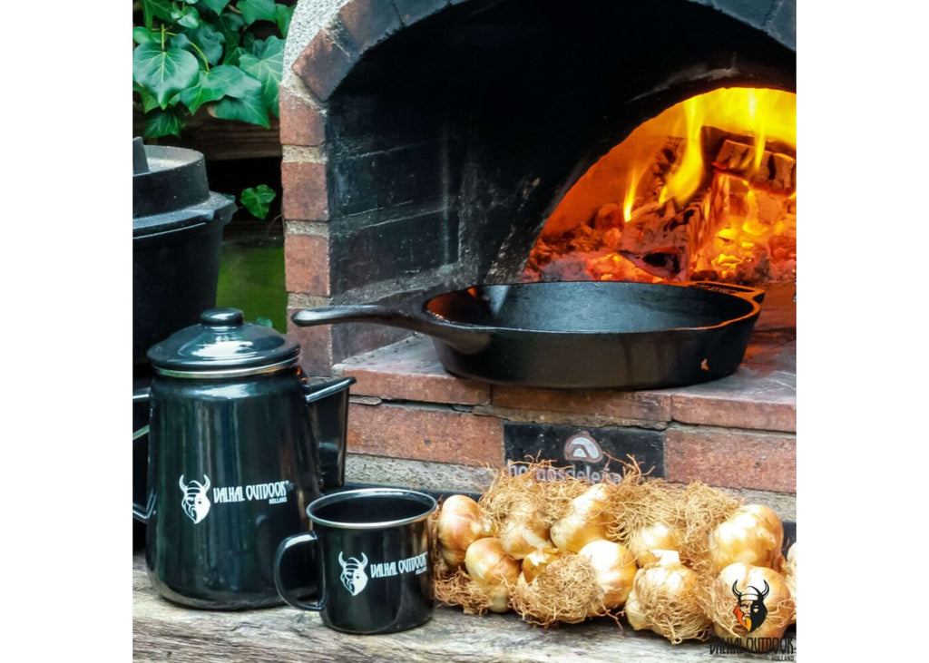 Outdoor koffie, Valhal Percolator Emaille 1,7L